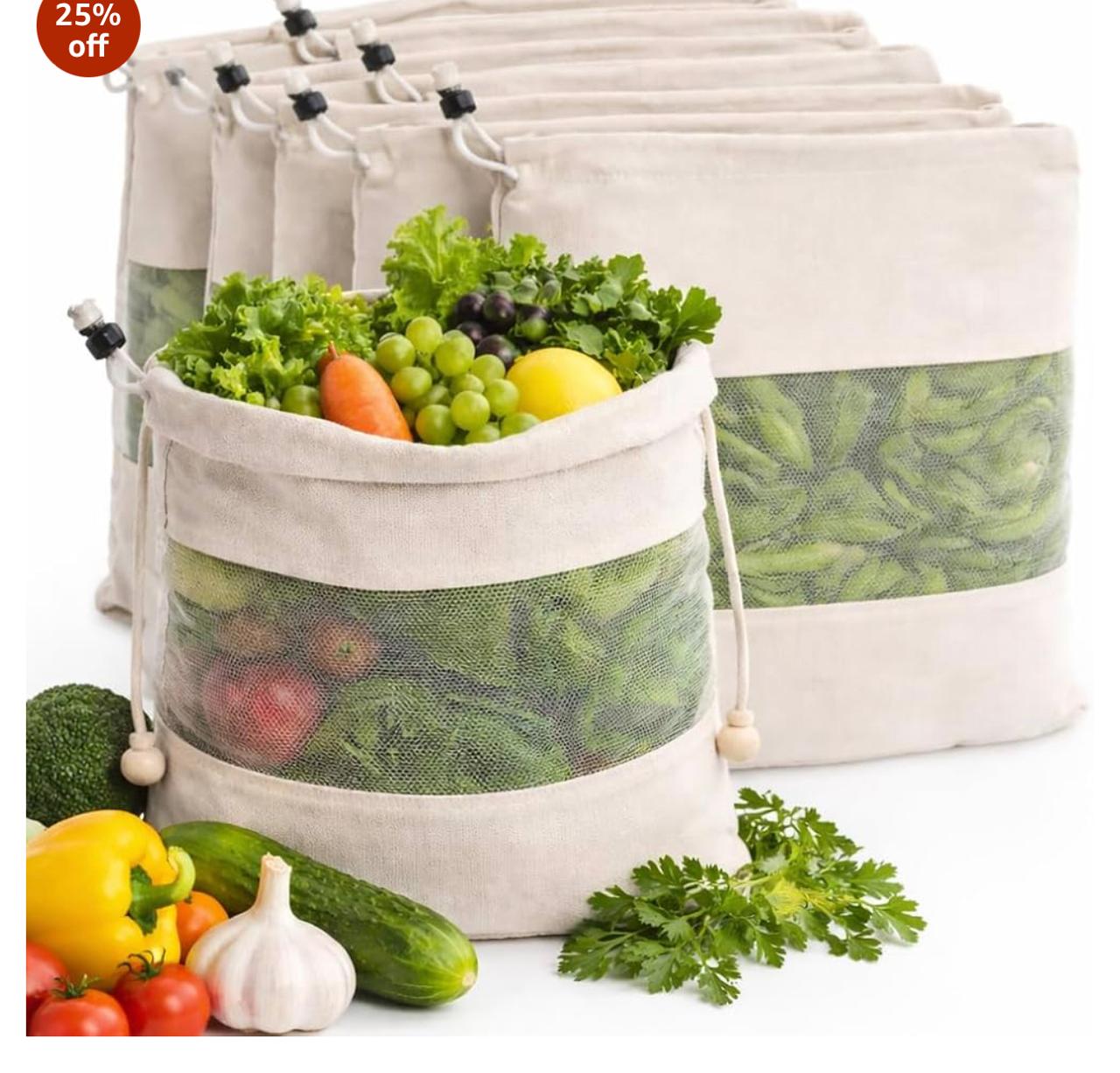 Eco Cotton Storage Bags